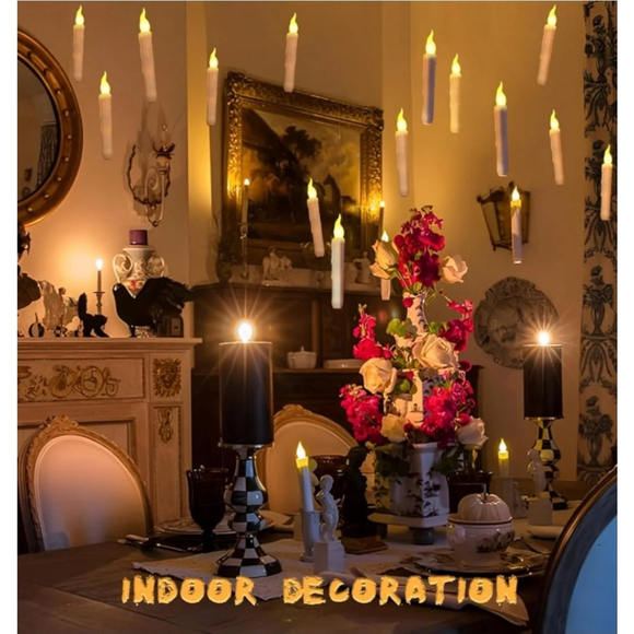 Floating Candles with Wand Remote, Magic Floating Halloween Candles - Picture 6 of 11